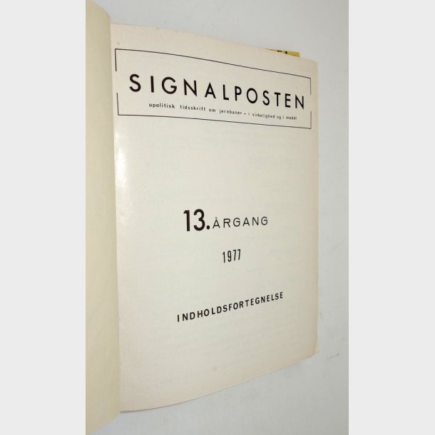 Signalposten 13 rgang 1977 komplet