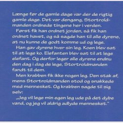 Krabben som legede med havet