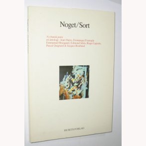 Noget/Sort Ny fransk poesi - signeret
