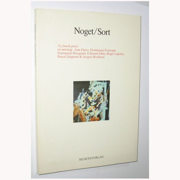 Noget/Sort Ny fransk poesi - signeret