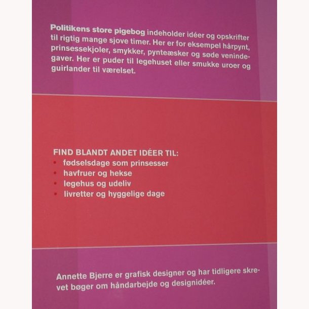 Politikens store pigebog: Annette Bjerre