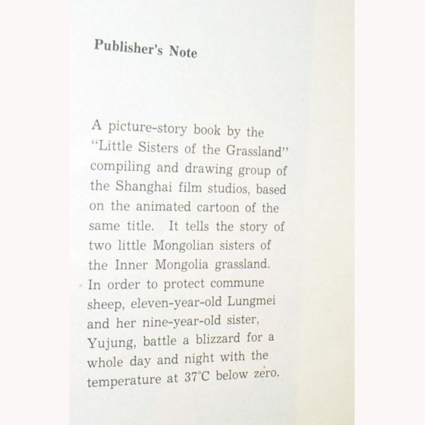 Little Sisters of the Grassland