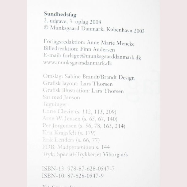 Sundhedsfag 2. udg
