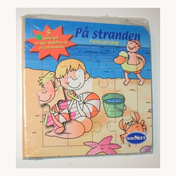 P stranden - puslespilsbog