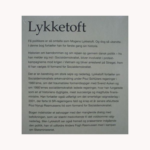 Lykketoft