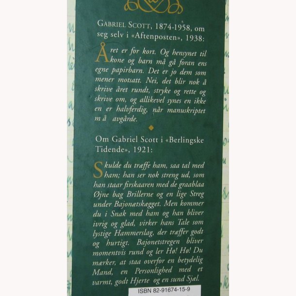 Gabriel Scott - Et levnetslp