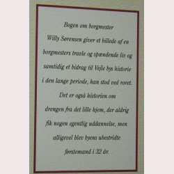 Willy - Vejle&acute;s borgmester gennem 32 r