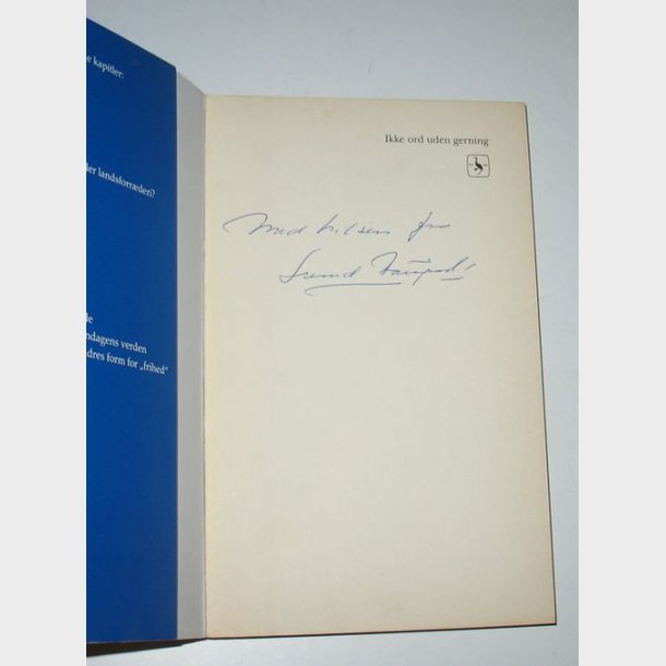 Ikke ord uden gerning - erindringer: Svend Haugaard (signeret)