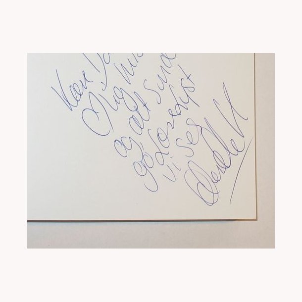 Mit fede liv - signeret