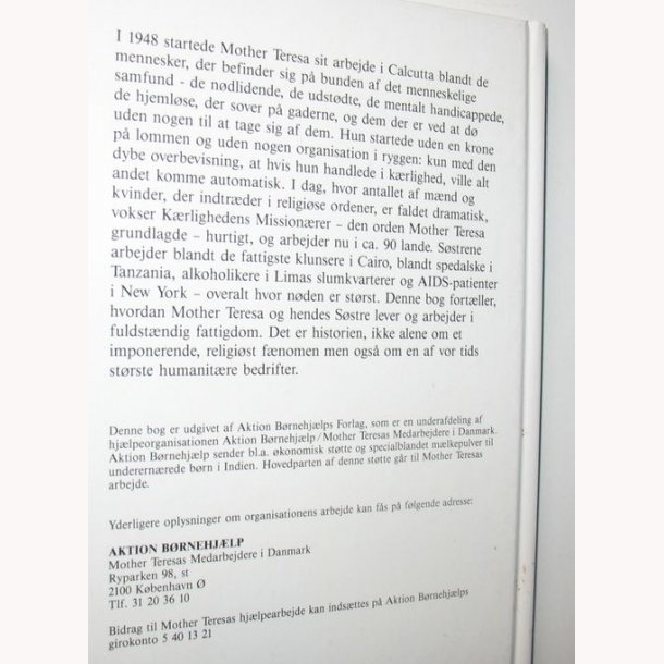 Mother Teresa hendes liv og virke