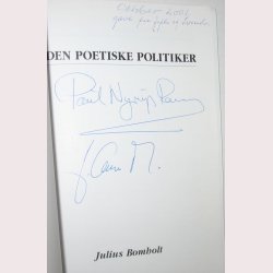 Den poetiske politiker - signeret