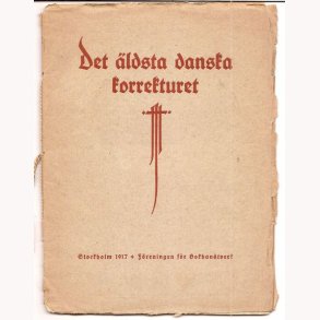 Det äldsta danska korrekturet