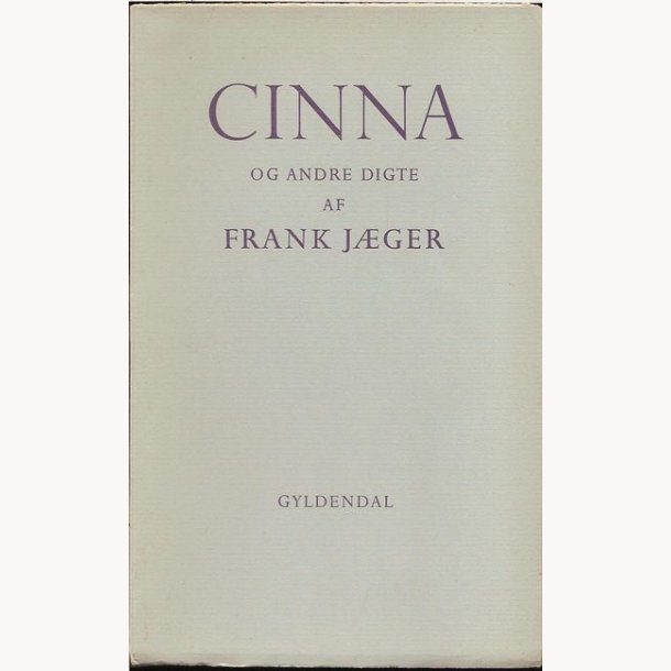 Cinna og andre digte