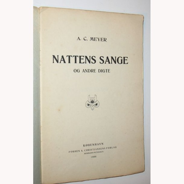 Nattens sange og andre digte