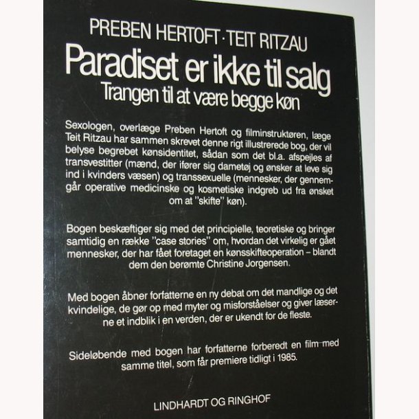 Paradiset er ikke til salg: Preben Hertoft og Teit Ritzau 