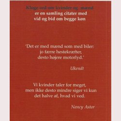 Kloge ord om kvinder og mnd
