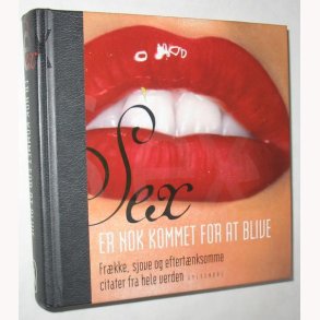 Sex er nok kommet for at blive:Peter Legrd Nielsen 