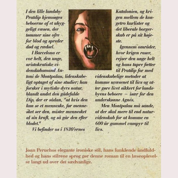 Vampyrjagt - en naturlig historie