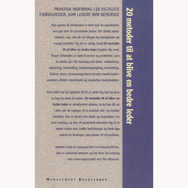 20 metoder til at blive en bedre leder