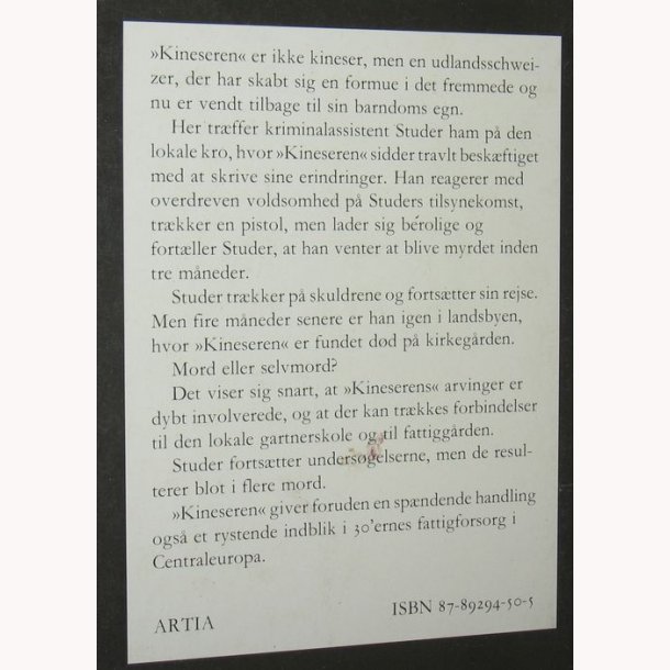 Kineseren - Friedrich Glauser