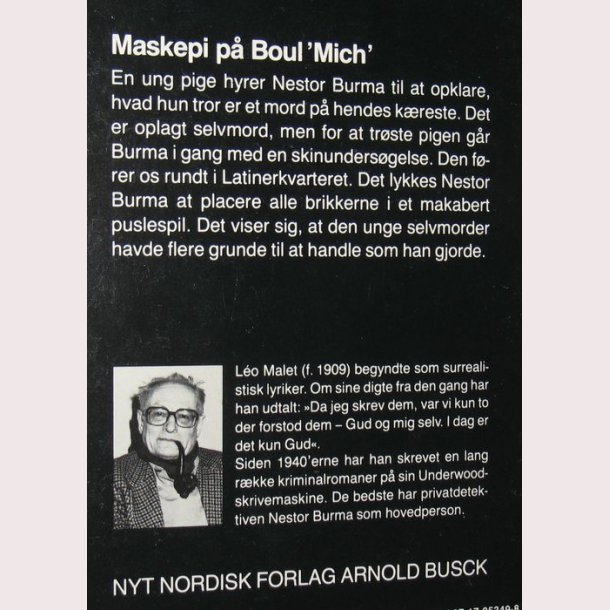 Maskepi p� Boul&acute; Mich&acute;