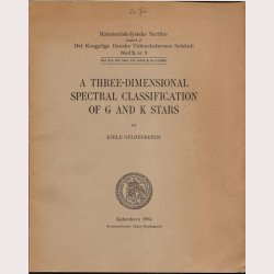 A three-Dimensional Spectral Classification