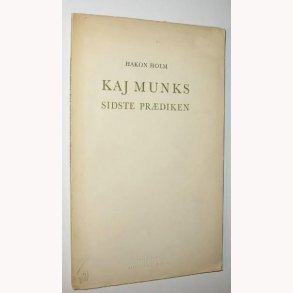 Kaj Munks sidste prdiken