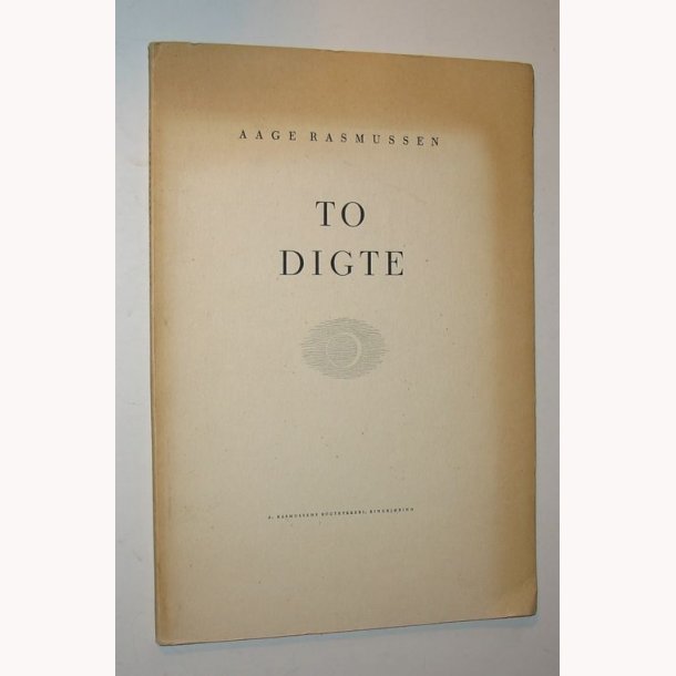 To digte - dedikeret eksemplar