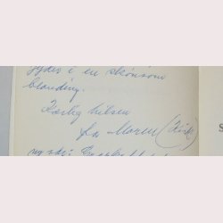 Strofer af stilfrdig livsmod - signeret