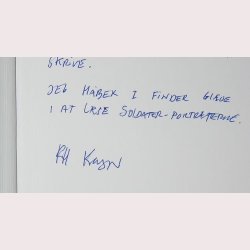 Udsendinge for fred - signeret