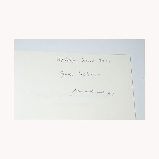 Sange fra markvejen - signeret