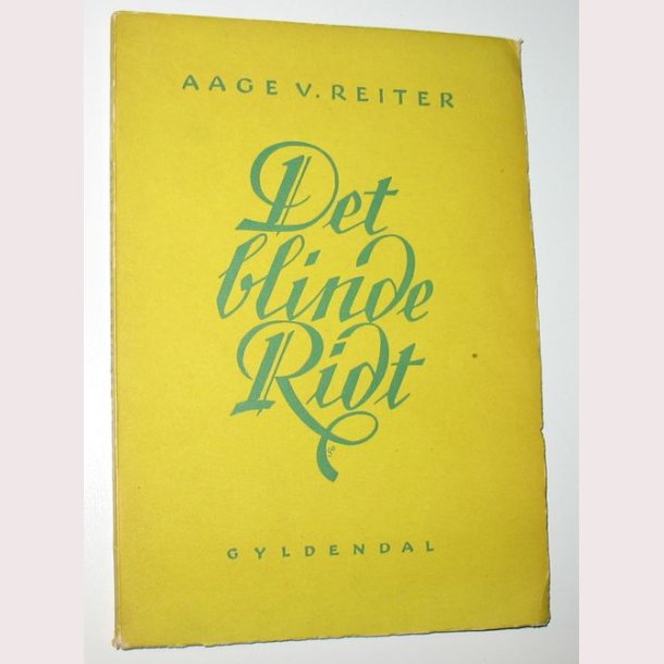 Det blinde ridt - signeret