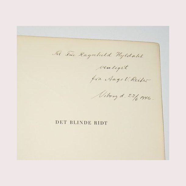 Det blinde ridt - signeret