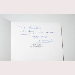 The World of Commerce - signeret