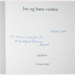 Jos og hans verden - signeret
