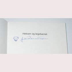 Heksen og legebarnet - signeret