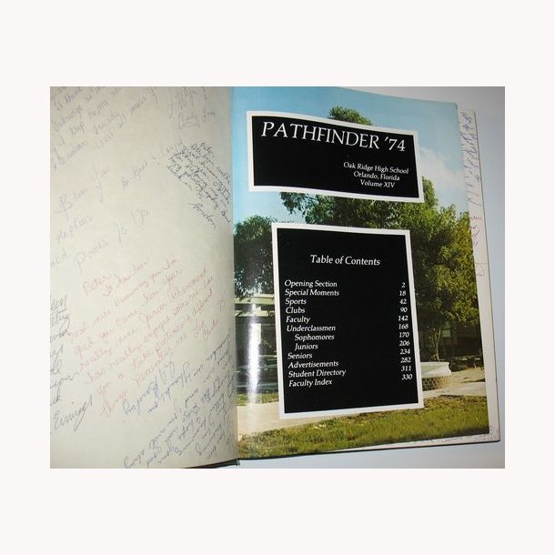 Yearbook - Pathfinder 1974 - signeret
