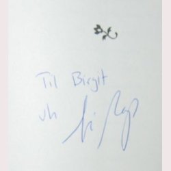 Flagermuseliljen - signeret