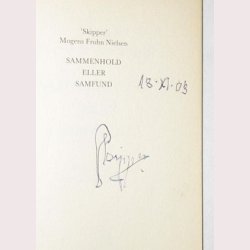 Sammenhold eller samfund - signeret