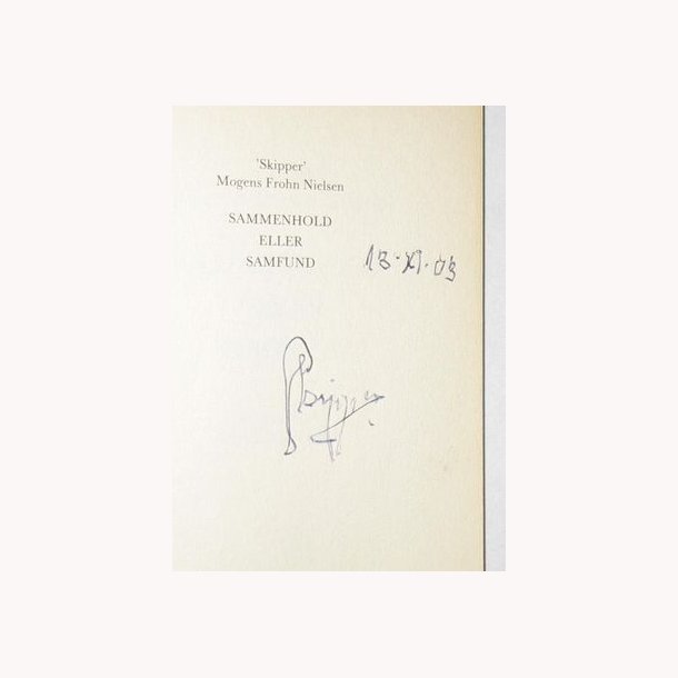 Sammenhold eller samfund - signeret