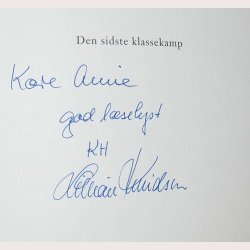 Den sidste klassekamp - signeret