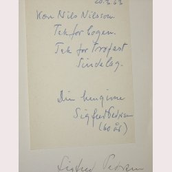 Blaa Mandag Digte - signeret