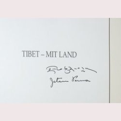 Tibet mit land - signeret