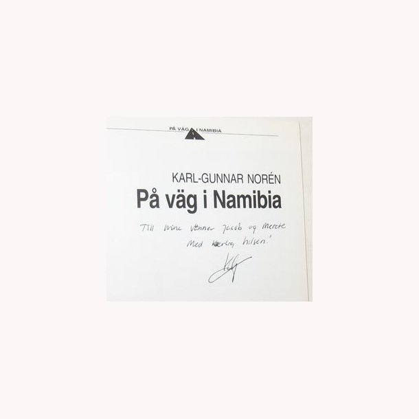 P v&auml;g i Namibia
