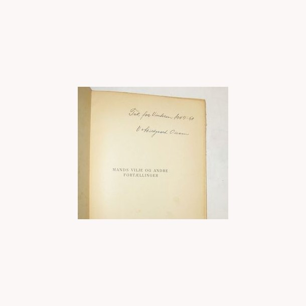 Mands vilje og andre fortllinger