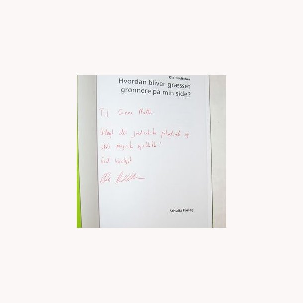 Hvordan bliver grsset grnnere p min side?