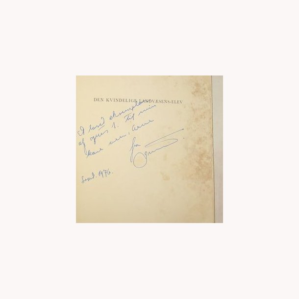 Den kvindelige Landvsens-Elev