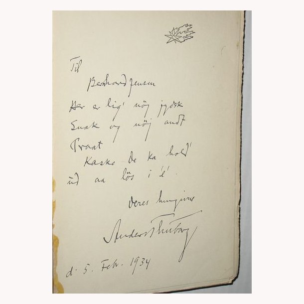 Dem Vester fra - signeret