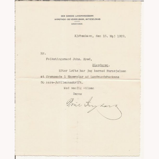 Den Danske Landmandsbank 1871-1921