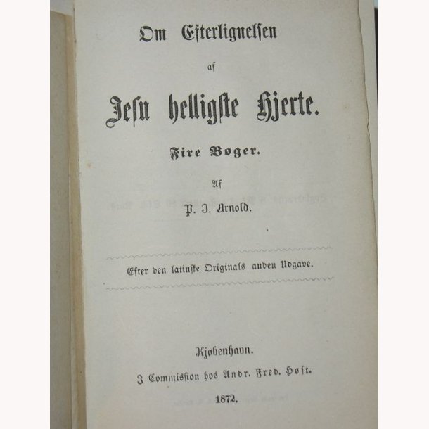 Om Efterlignelsen af Jesu helligste Hjerte